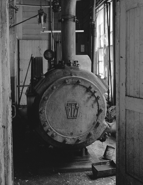 Mill interior, boiler detail