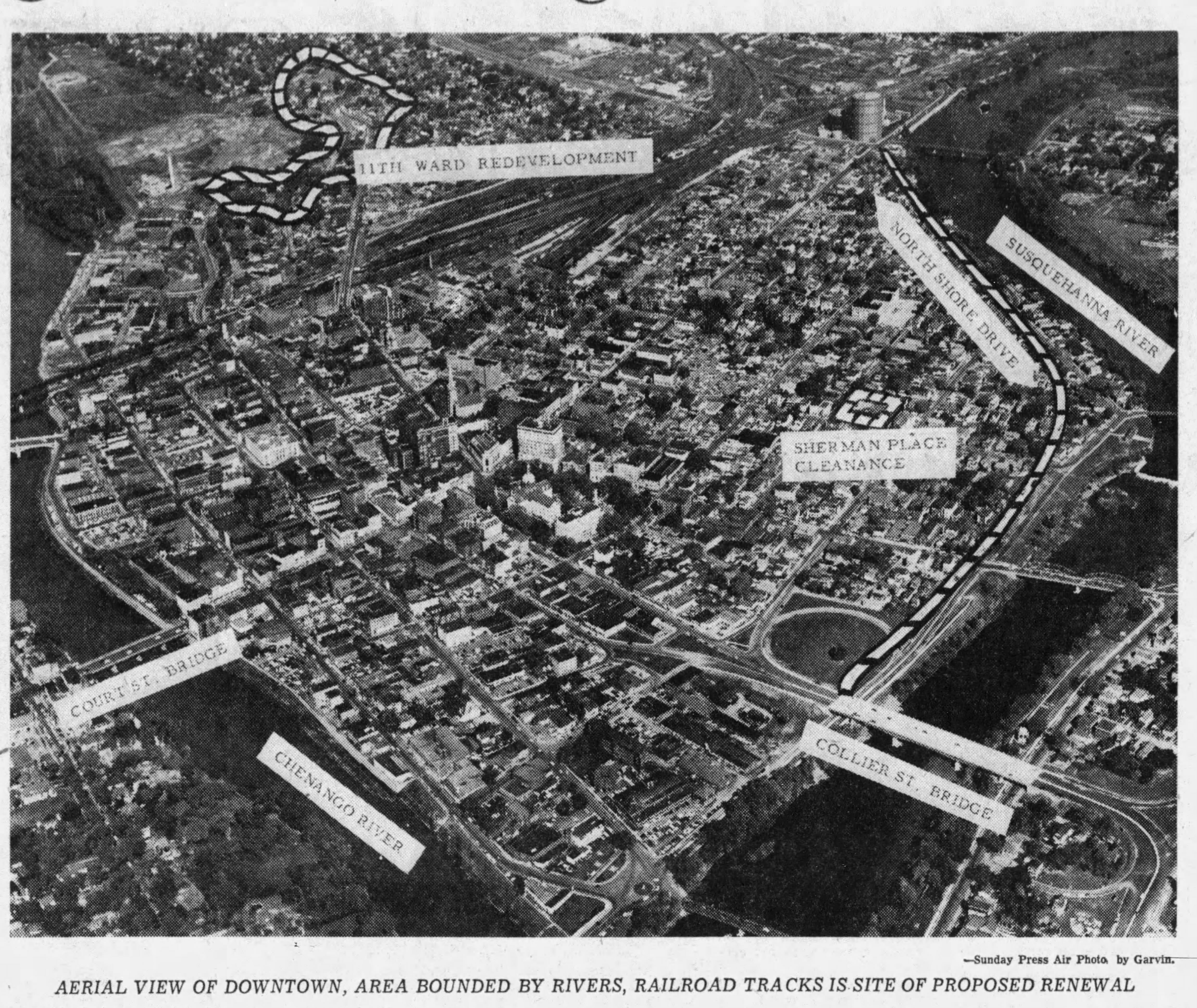 1958-5-18 Urban Renewal aerial photo Press_and_Sun_Bulletin - History ...